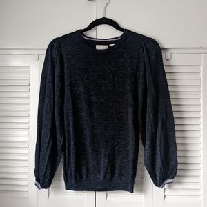 Anthropologie 🌟 Sparkly blue sweater